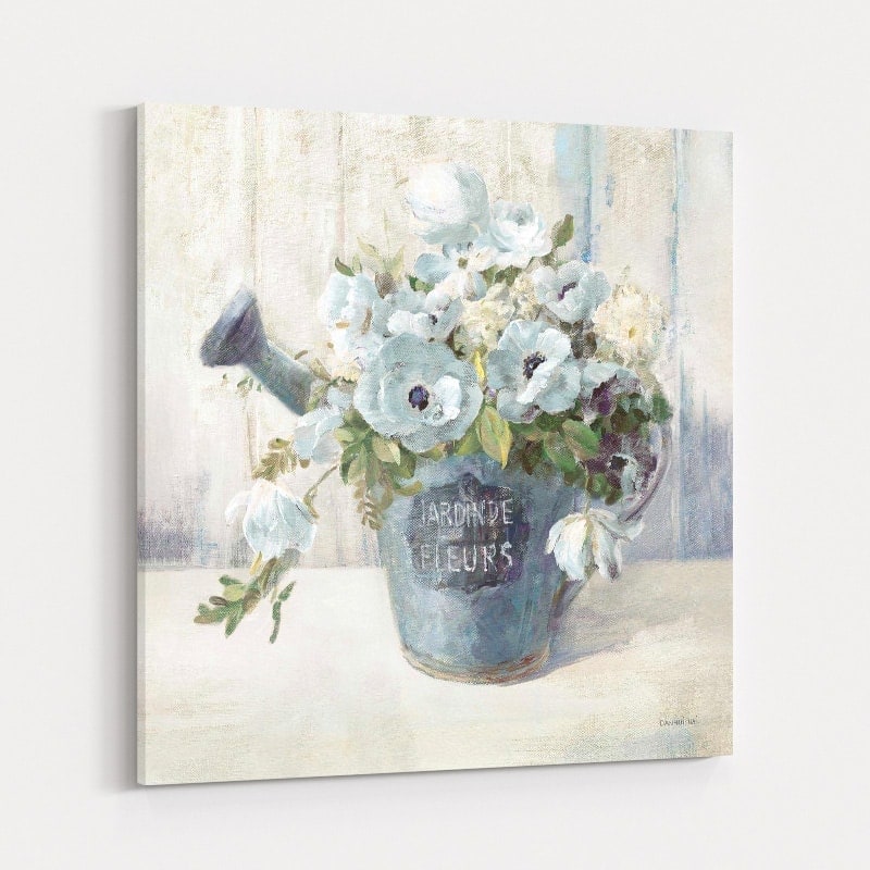 Garden Blooms II Blue Crop by Danhui Nai wall art
