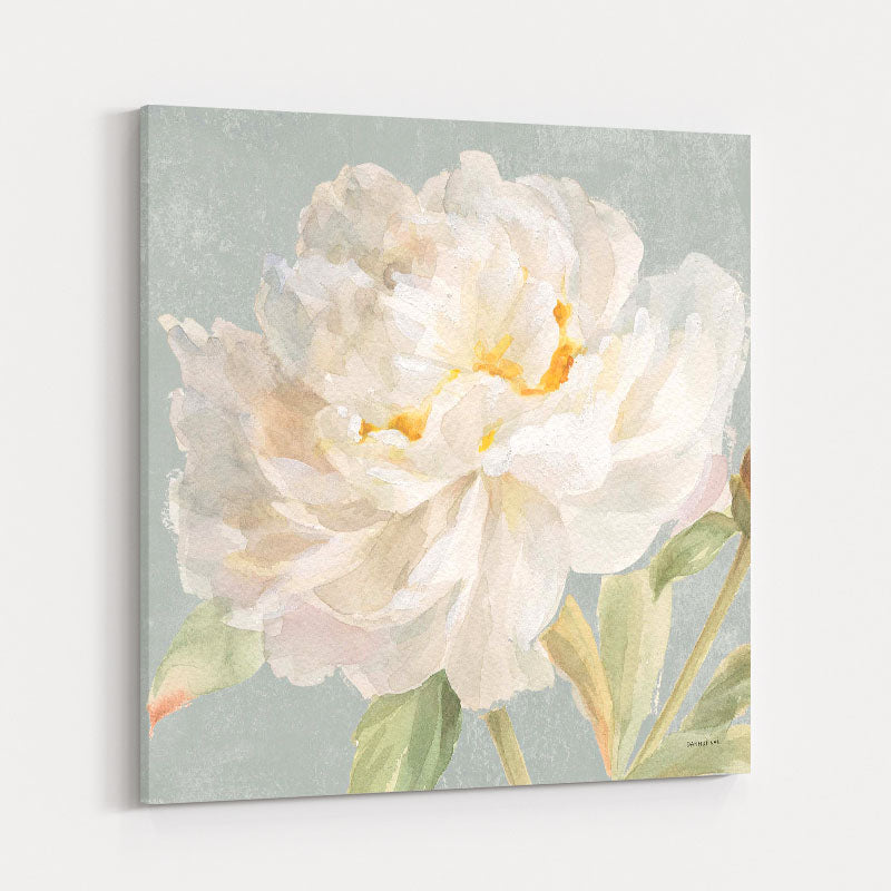 Garden Peony Neutral by Danhui Nai wall art