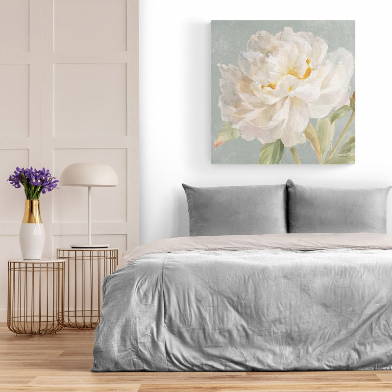 Garden Peony Neutral by Danhui Nai wall art from Glam Wall Art