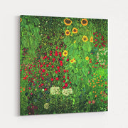 Garden With Sunflowers by Gustav Klimt wall art