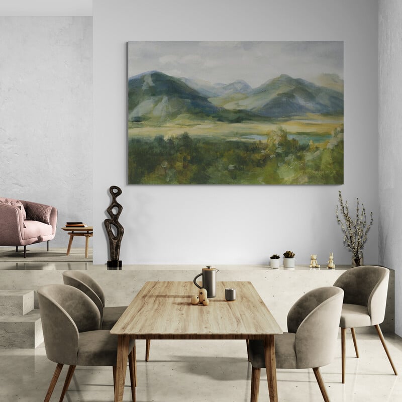 Gateway Realm by Danhui Nai wall art in a dining room