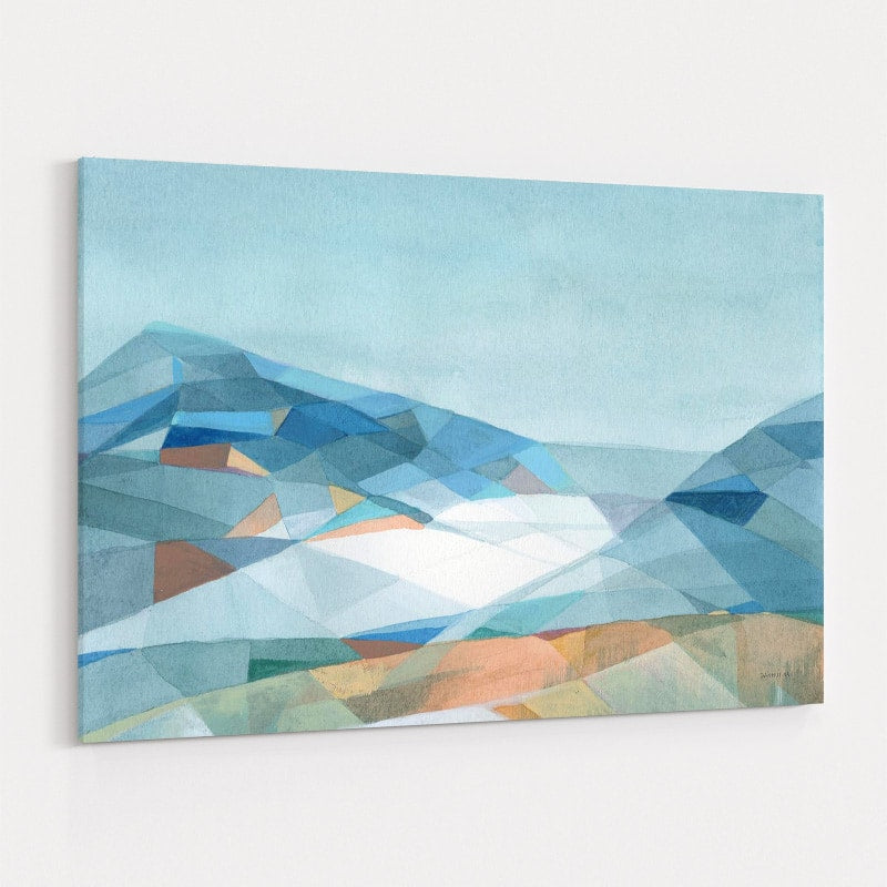 Geometric Mountain by Danhui Nai wall art