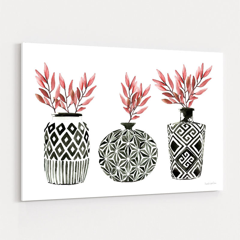 Geometric Vases I by Mercedes Lopez Charro wall art
