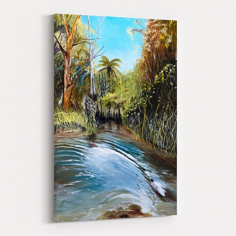 Georges River Splash by Marina Strijakova wall art