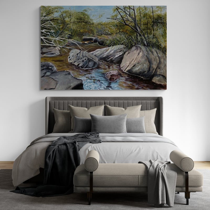 Georges River Spring by Marina Strijakova wall art from Glam Wall Art