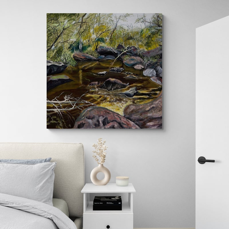 Georges River Summer I by Marina Strijakova wall art from Glam Wall Art