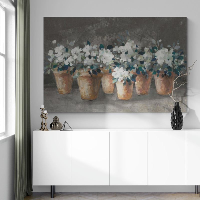 Geranium Glory I Light by Danhui Nai wall art from Glam Wall Art