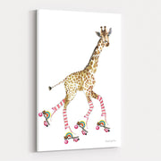Giraffe Joy Ride II No Balloons by Mercedes Lopez Charro wall art