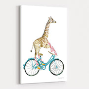 Giraffe Joy Ride I No Balloons by Mercedes Lopez Charro wall art