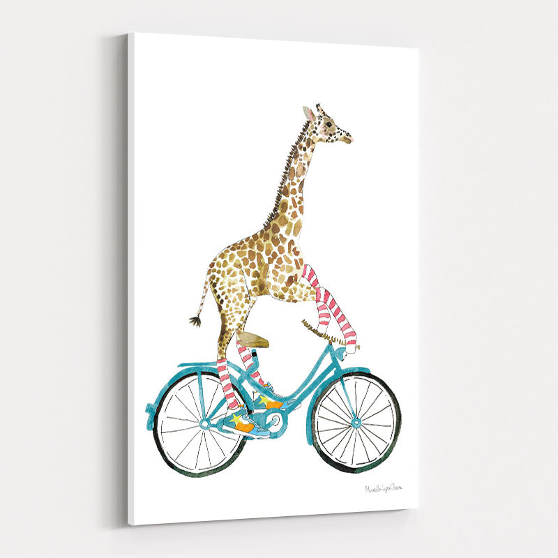Giraffe Joy Ride I No Balloons by Mercedes Lopez Charro wall art