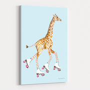 Giraffe Joy Ride IV by Mercedes Lopez Charro wall art