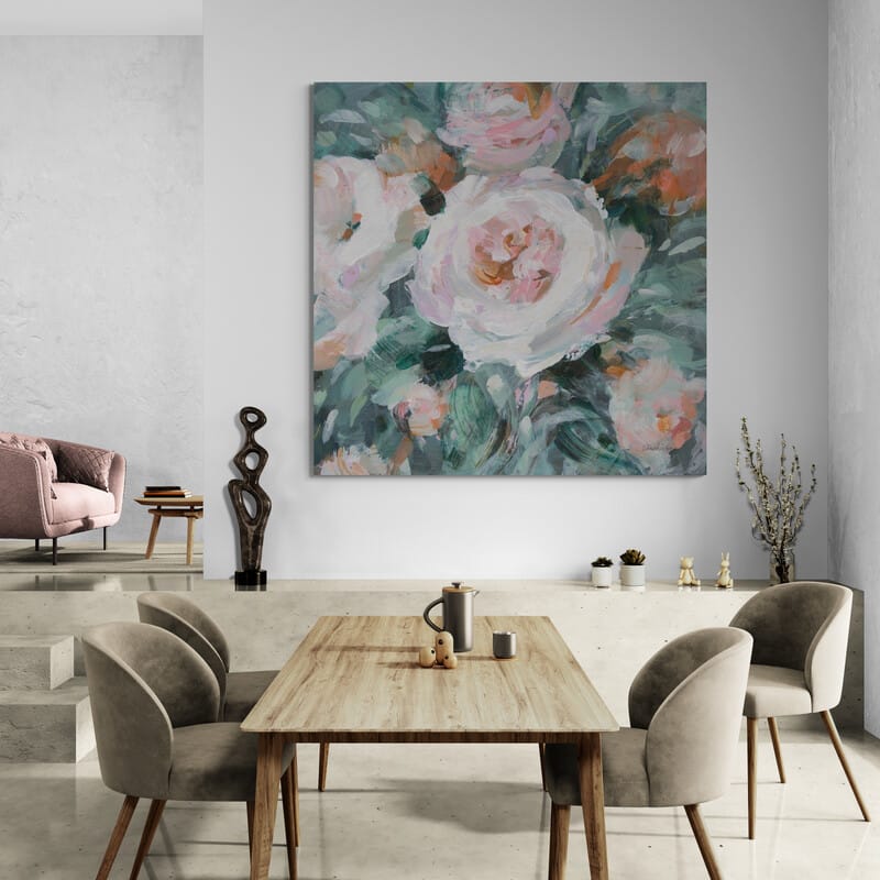 Glimpses Of Roses III by Danhui Nai wall art from Glam Wall Art