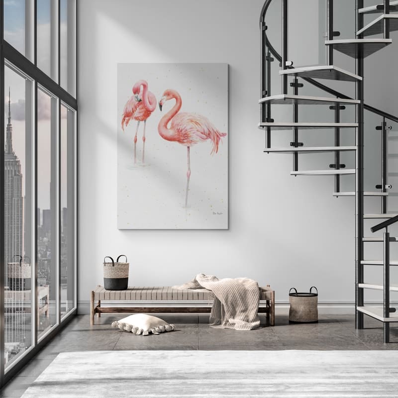 Gracefully Pink X by Lisa Audit wall art from Glam Wall Art