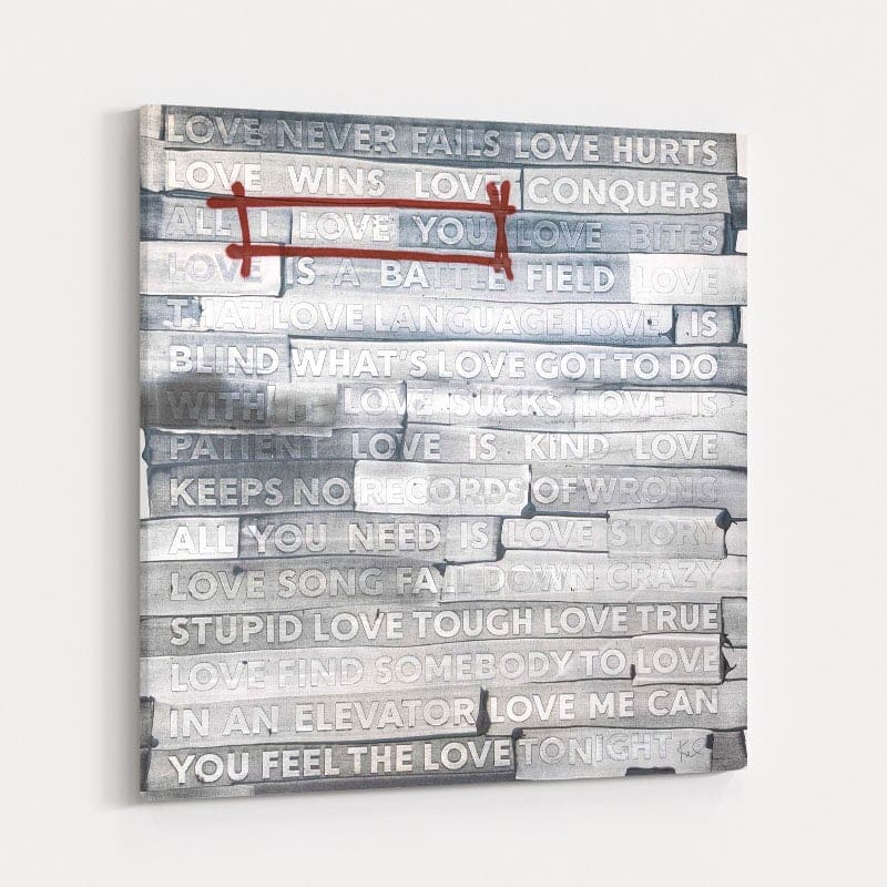 Graffiti Love Sq by Kent Youngstrom wall art