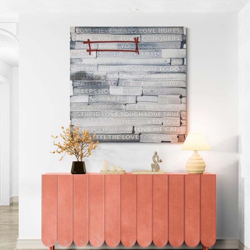 Graffiti Love Sq by Kent Youngstrom wall art from Glam Wall Art