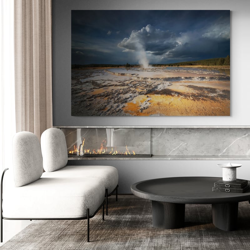 Great Fountain Geyser by Alan Majchrowicz wall art from Glam Wall Art