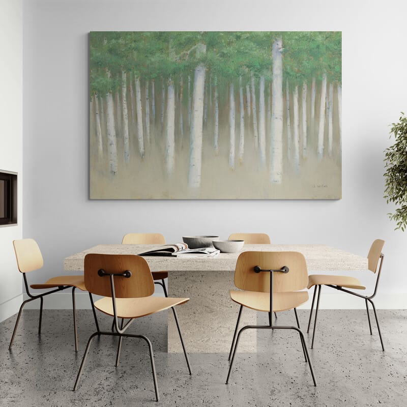 Green Forest Hues I by James Wiens wall art from Glam Wall Art