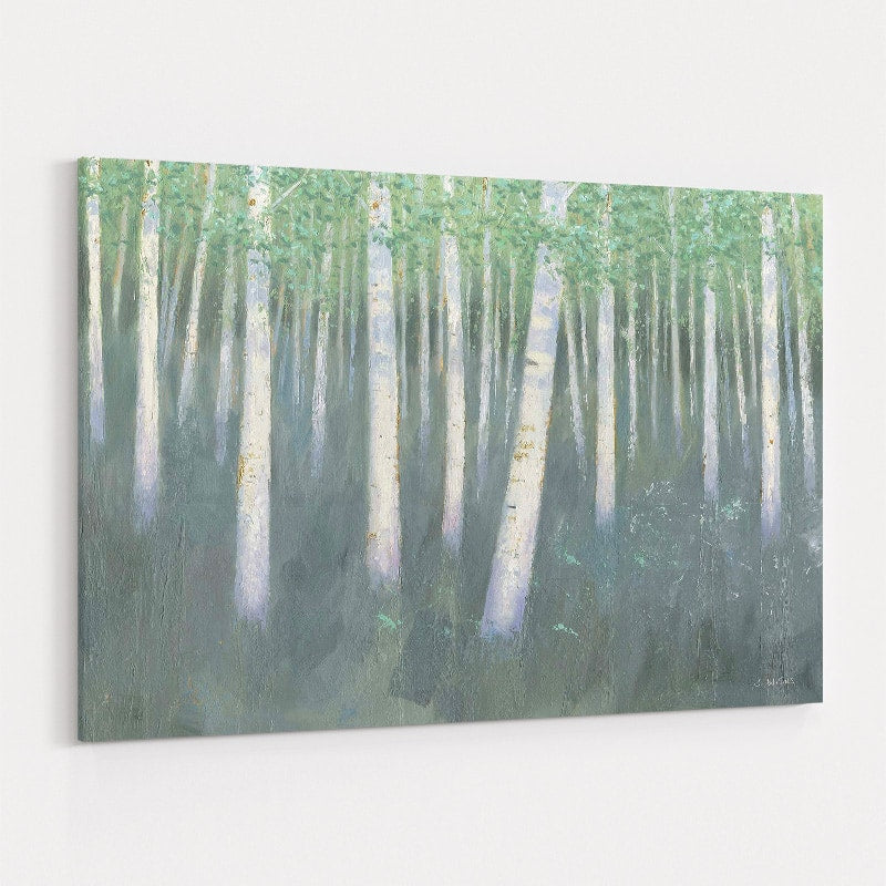 Green Forest Hues II by James Wiens wall art