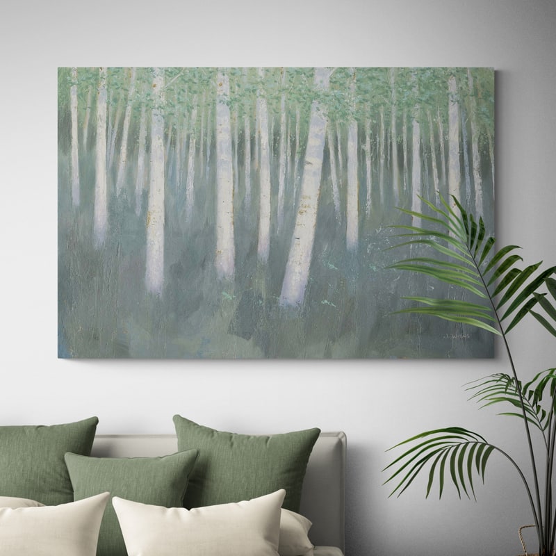 Green Forest Hues II by James Wiens wall art from Glam Wall Art