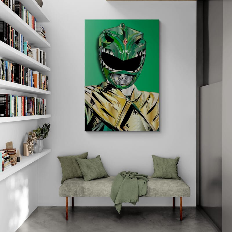 Green Ranger RIP 2022 by Technodrome1 wall art from Glam Wall Art