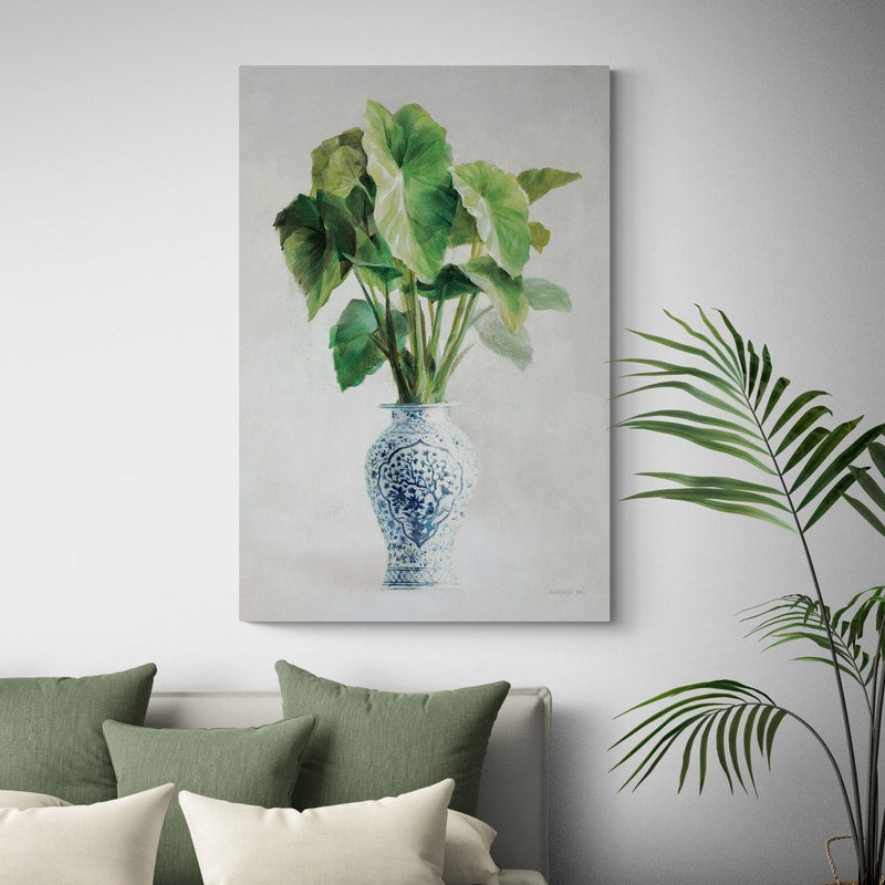 Greenhouse Palm Chinoiserie I by Danhui Nai wall art from Glam Wall Art
