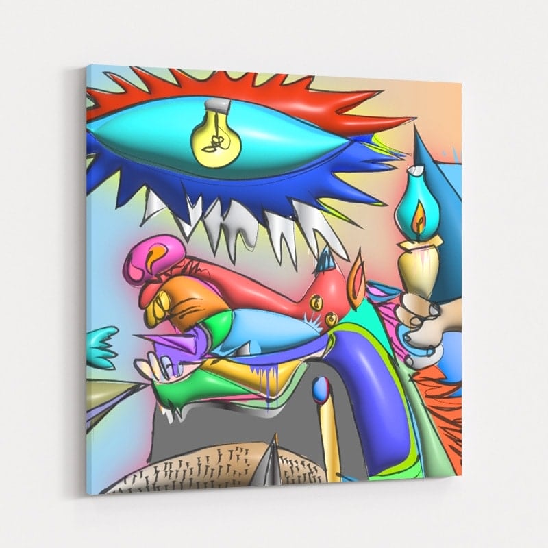 Guernica Detail Horse Head by Technodrome1 wall art