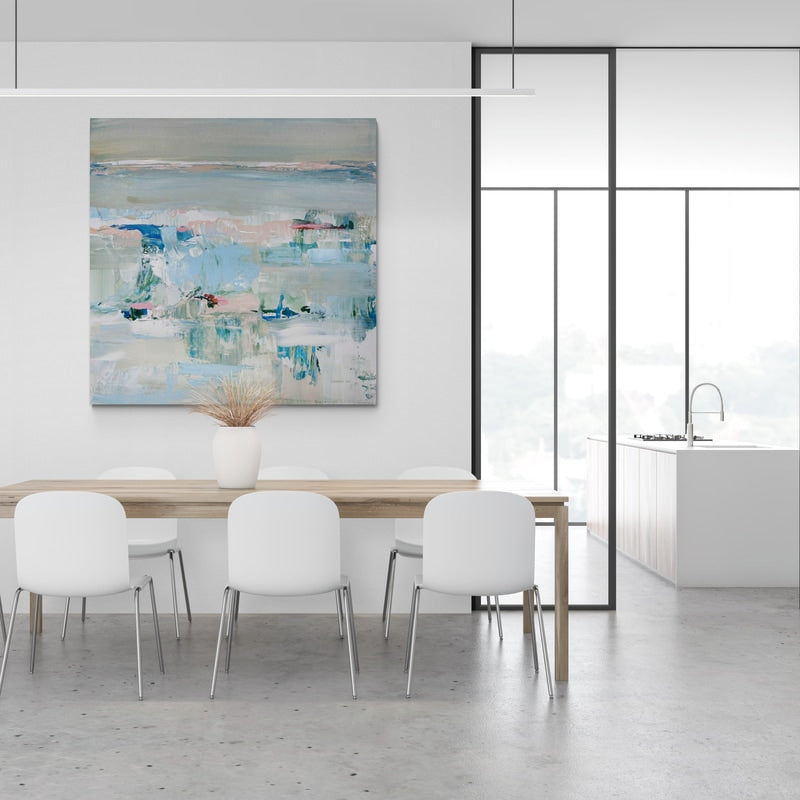 Happy Valley by Danhui Nai wall art in a dining room