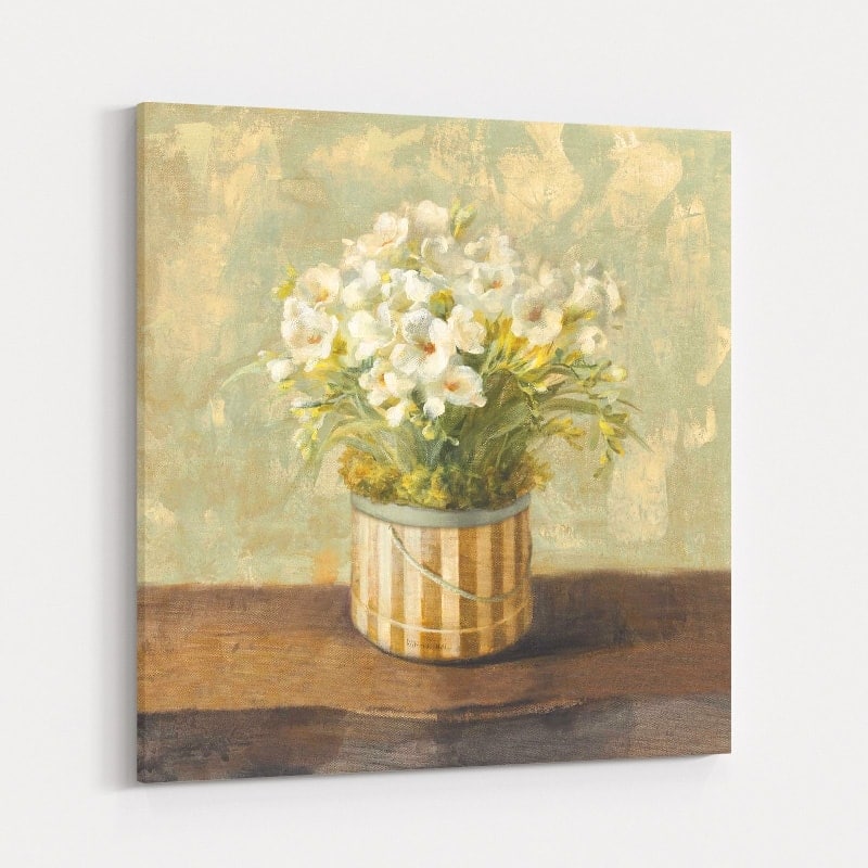 Hatbox Freesia by Danhui Nai wall art