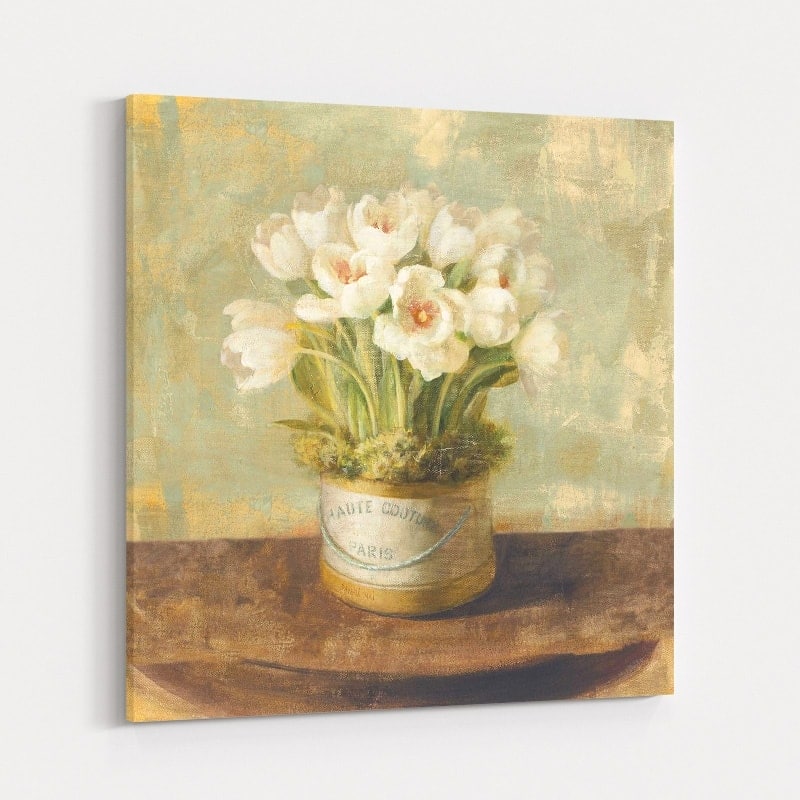 Hatbox Tulips by Danhui Nai wall art