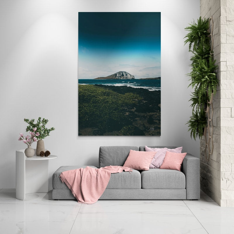 Hawaiian Mood by Max Blakesberg Studios wall art in a living room