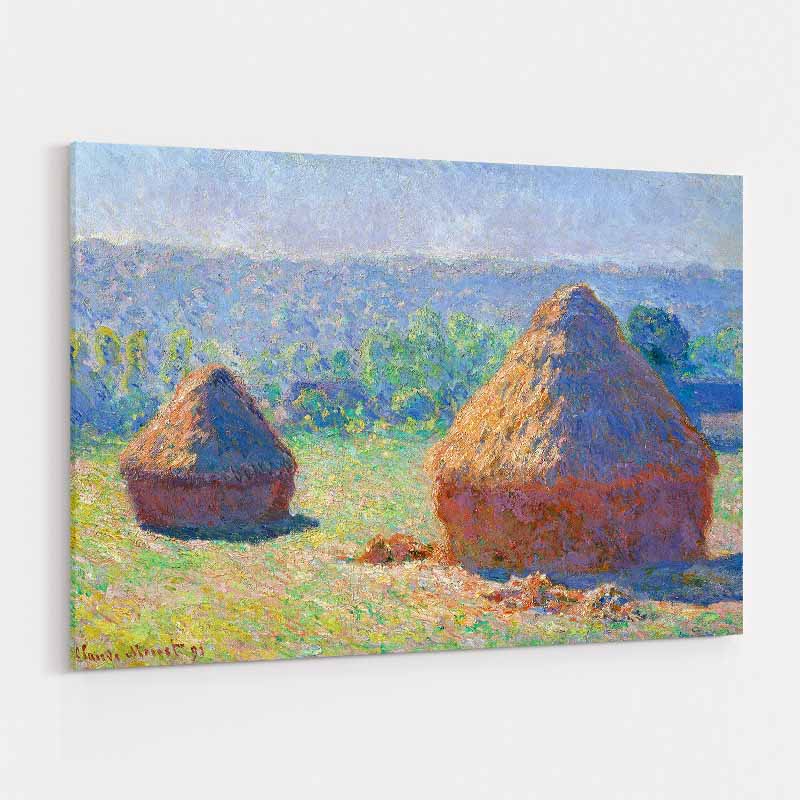 Haystacks End of Summer 1891 by Claude Monet wall art