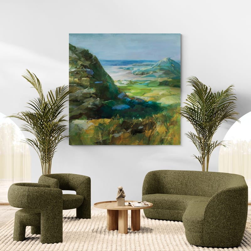 Hidden Beach by Danhui Nai wall art from Glam Wall Art