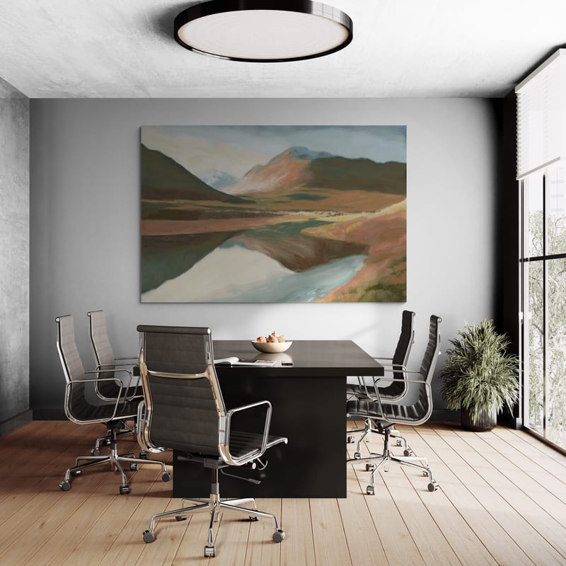 High North Spice by James Wiens wall art in a living room