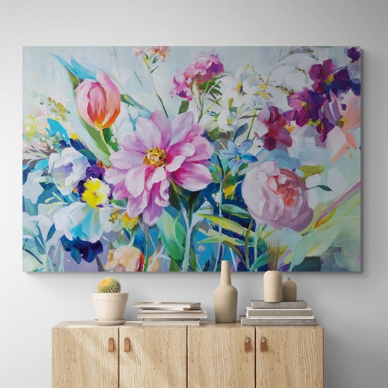 High Summer Garden I by Danhui Nai wall art from Glam Wall Art