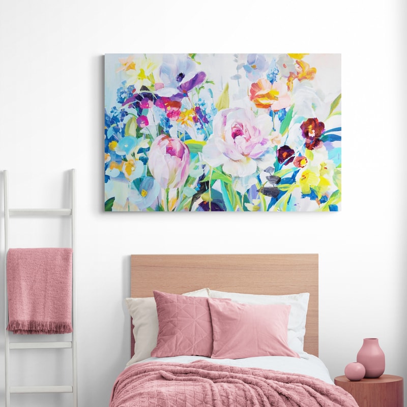 High Summer Garden II by Danhui Nai wall art from Glam Wall Art