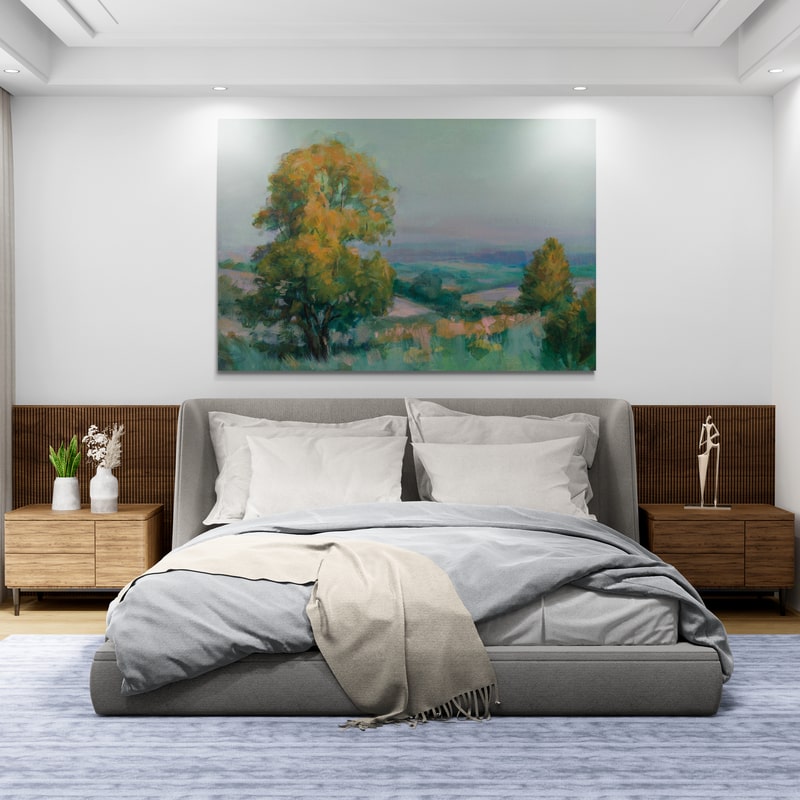 Hilltop Oak by Danhui Nai wall art from Glam Wall Art