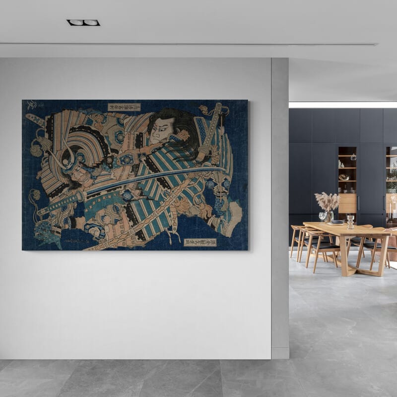 Hokusai Kamakura by Katsushika Hokusai wall art from Glam Wall Art