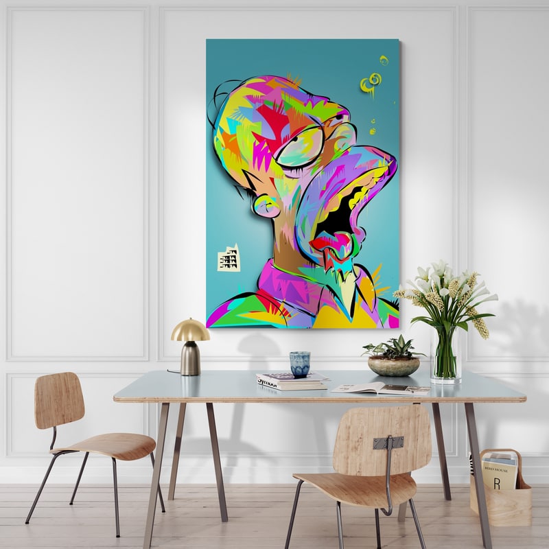 Homer 2024 by Technodrome1 wall art from Glam Wall Art