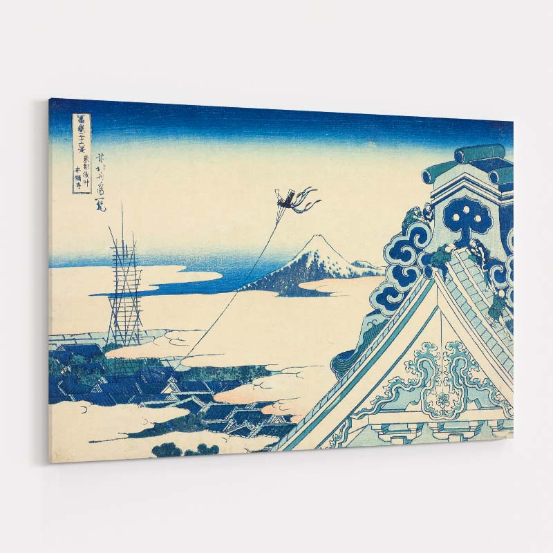 Honganji Temple At Asakusa In The Eastern Capital by Katsushika Hokusai wall art