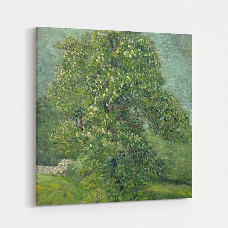 Horse Chestnut Tree in Blossom 1887 by Vincent Van Gogh wall art