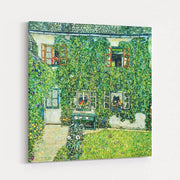 House in Weissenbach of Attersee Lake by Gustav Klimt wall art