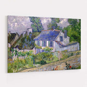Houses at Auvers 1890 by Vincent Van Gogh wall art