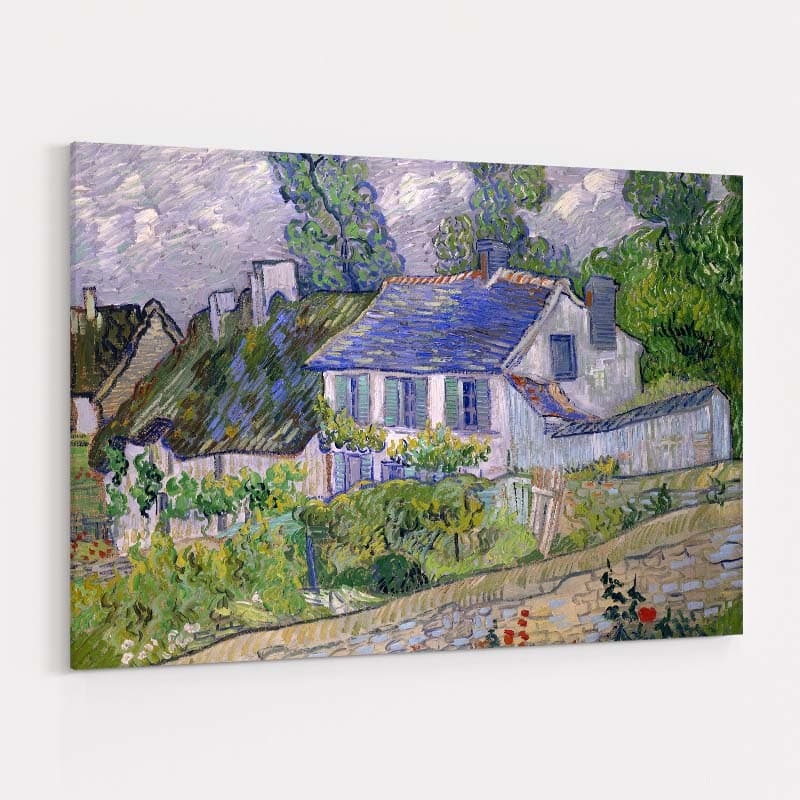 Houses at Auvers 1890 by Vincent Van Gogh wall art