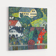 Houses at Unterach on the Attersee by Gustav Klimt wall art