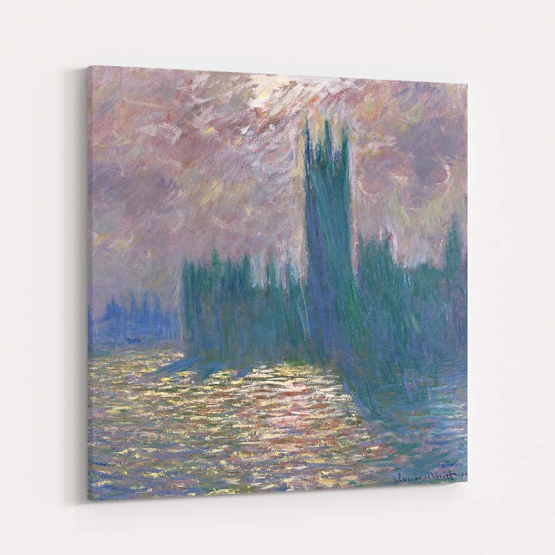 Houses of Parliament Reflection of the Thames 1900-01 by Claude Monet wall art