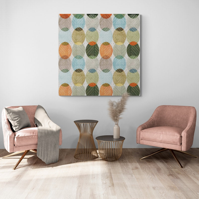 Desert Greenhouse Pattern III by Danhui Nai wall art in a living room