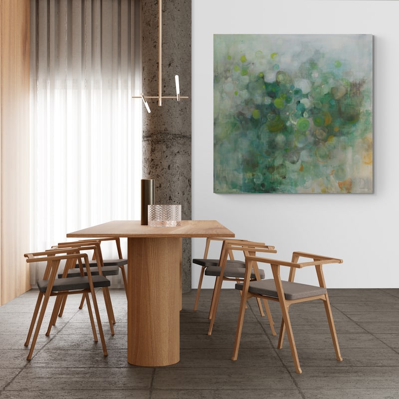 Green Mist by Danhui Nai wall art from Glam Wall Art
