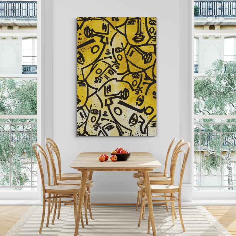 Serving Face by Mercedes Lopez Charro wall art from Glam Wall Art