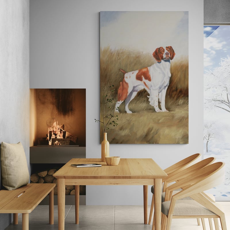 Hunting Dog I by James Wiens wall art from Glam Wall Art
