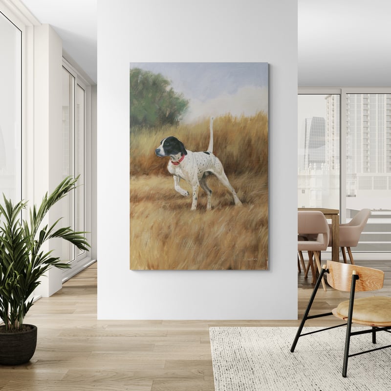 Hunting Dog II by James Wiens wall art from Glam Wall Art